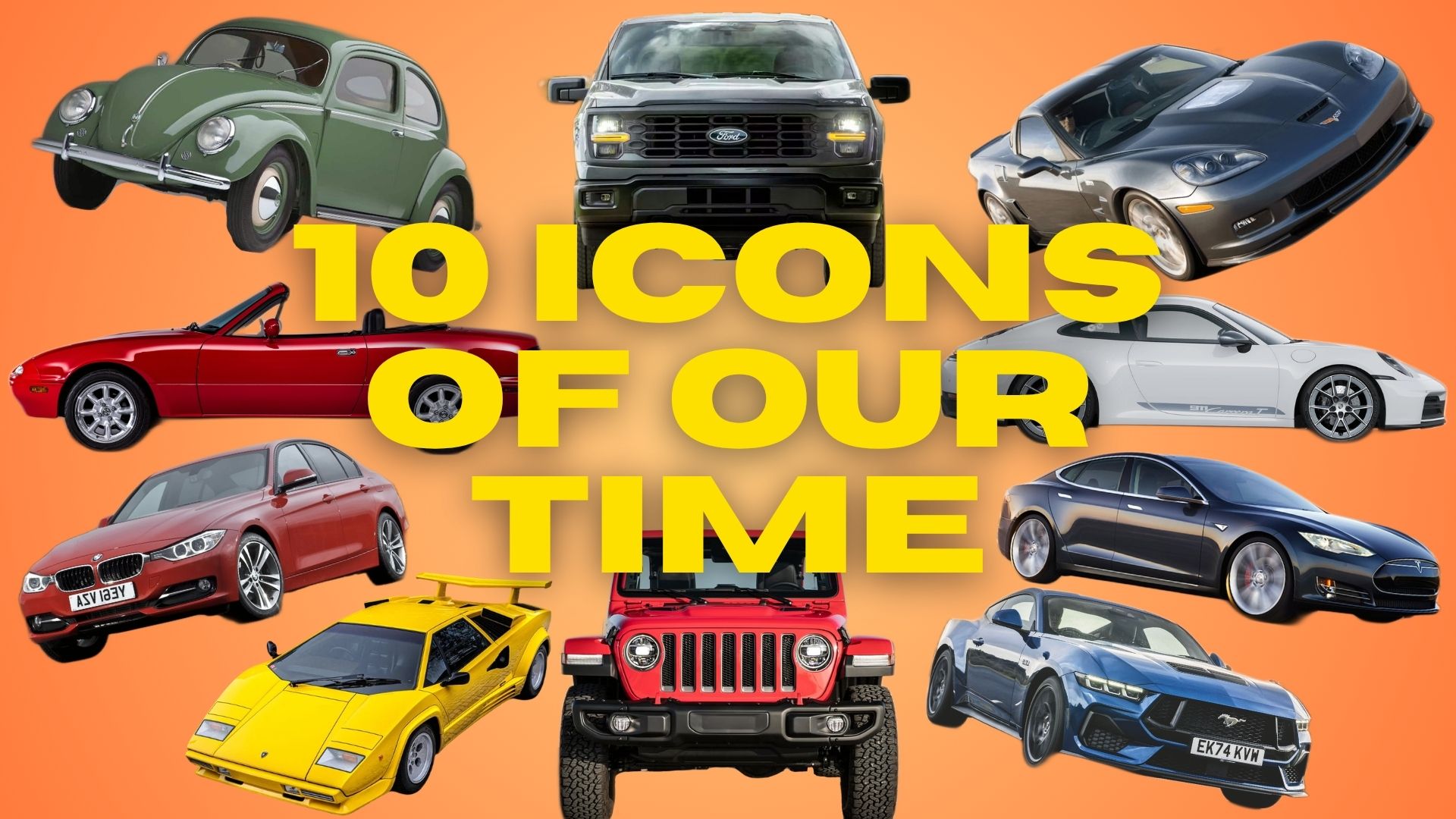 Dear MotorTrend, I Redid the List – The 10 most Iconic Vehicles of Our&nbsp;Time